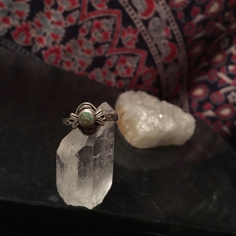 Native American Turquoise Ring Size 6.5